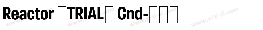 Reactor (TRIAL) Cnd字体转换